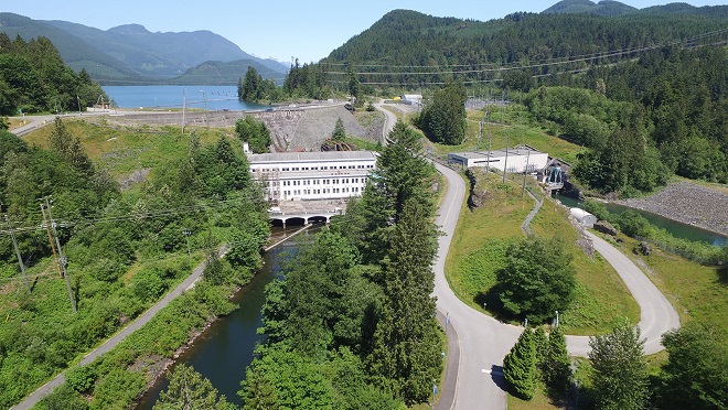Powerhouse at Stave Falls Visitor Centre, activity in Stave Falls, Mission BC